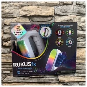 #57 RUKUSfx Motion-Controlled Music Mixer Light Sound Device Bonus Silicone Skin